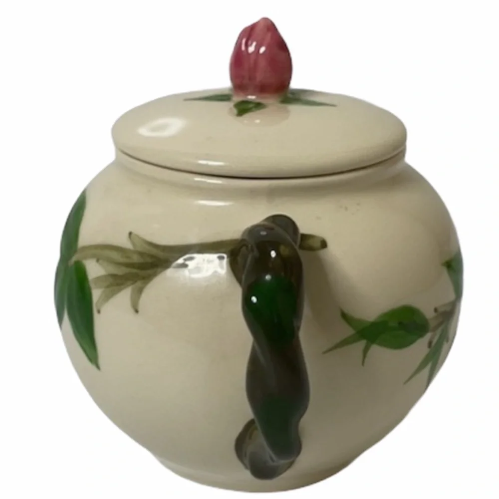 Franciscan Desert Rose Hand Painted Made USA Sugar Bowl & Lid Replacements MCM